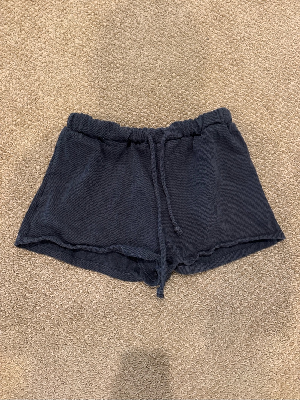 Women’s Black/Grey Drawstring Lounge Shorts